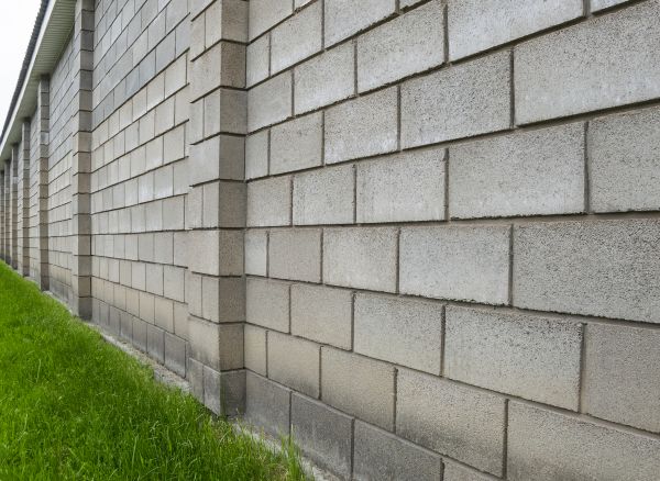 Concrete Block Fence Repair